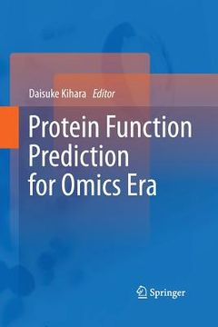 portada Protein Function Prediction for Omics Era (en Inglés)