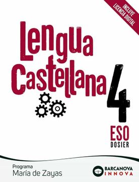 portada María de Zayas 4 Eso. Lengua Castellana: Novetat (in Spanish)