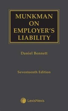 portada Munkman on Employer's Liability (en Inglés)