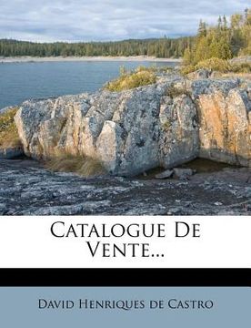 portada Catalogue de Vente... (in French)