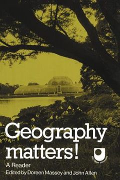 portada Geography Matters! Paperback: A Reader (Open University set Book) (in English)
