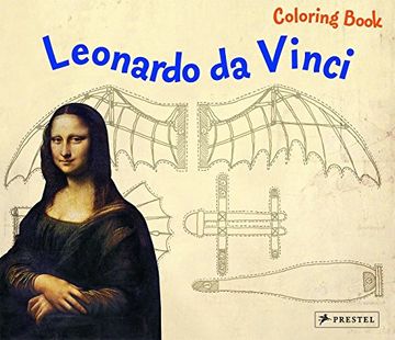 portada Leonardo da Vinci Coloring Book (Colouring Books) (en Inglés)