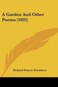portada a garden and other poems (1892) (in English)