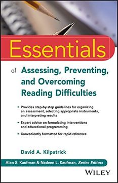 portada Essentials Of Assessing, Preventing, And Overcoming Reading Difficulties (essentials Of Psychological Assessment) (en Inglés)