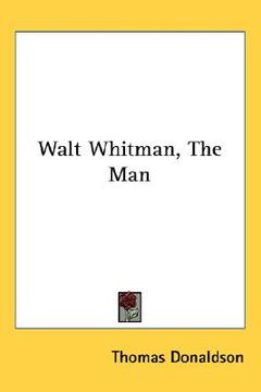 portada walt whitman, the man (en Inglés)