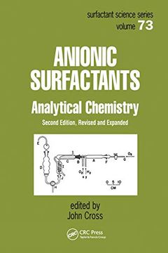 portada Anionic Surfactants: Analytical Chemistry, Second Edition, (Surfactant Science) (in English)