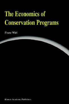 portada the economics of conservation programs (in English)