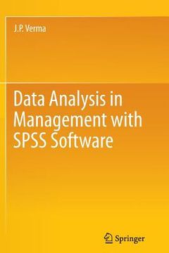 portada Data Analysis In Management With Spss Software (en Inglés)