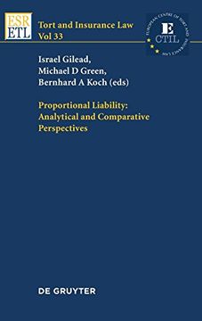 portada Proportional Liability: Analytical and Comparative Perspectives (Tort and Insurance Law) (en Inglés)