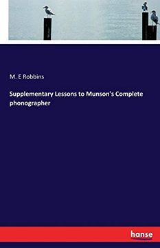 portada Supplementary Lessons to Munson's Complete phonographer 