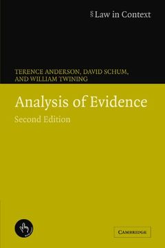 portada Analysis of Evidence (Law in Context) (in English)