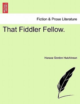 portada that fiddler fellow. (in English)