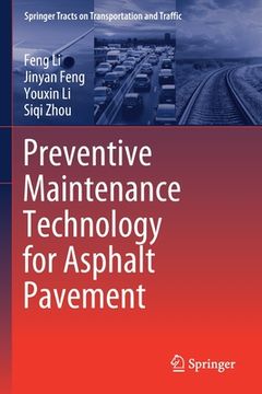 portada Preventive Maintenance Technology for Asphalt Pavement (en Inglés)