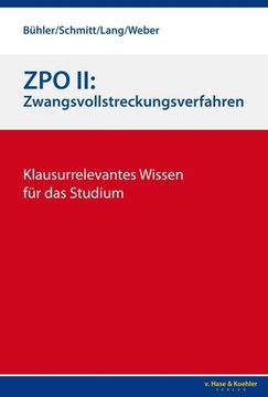 portada Zpo ii: Zwangsvollstreckungsverfahren (en Alemán)