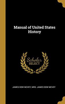 portada Manual of United States History (en Inglés)