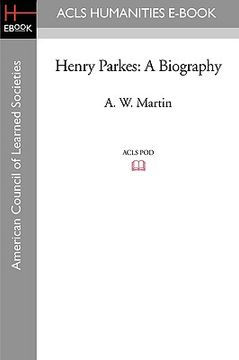 portada henry parkes: a biography (en Inglés)