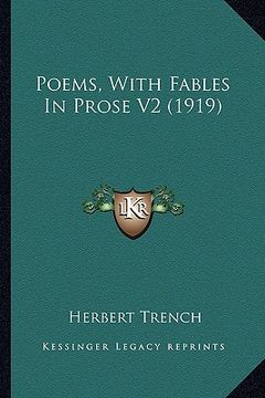 portada poems, with fables in prose v2 (1919) (en Inglés)