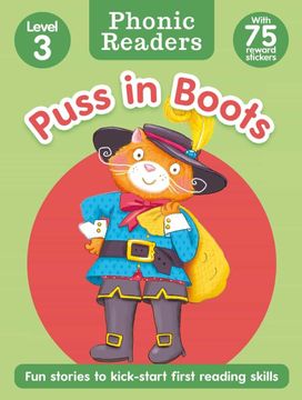 portada Puss in Boots: Phonic Readers age 4-6 Level 3 (English Educational Books) 