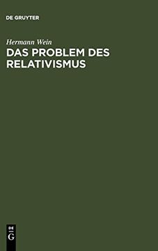 portada Das Problem des Relativismus (en Alemán)