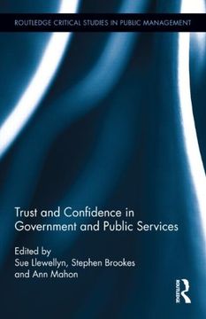portada trust and confidence in government and public services (en Inglés)