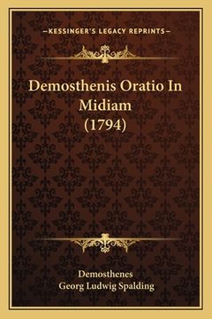 portada Demosthenis Oratio In Midiam (1794) (in Latin)