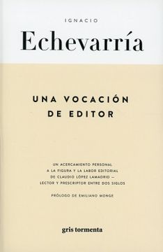 portada Una Vocación de Editor (in Spanish)