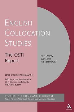 portada english collocation studies: the osti report (en Inglés)