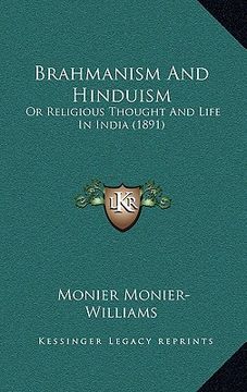 portada brahmanism and hinduism: or religious thought and life in india (1891) (en Inglés)
