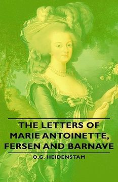 portada the letters of marie antoinette, fersen and barnave (en Inglés)
