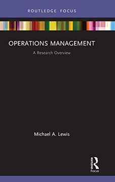 portada Operations Management: A Research Overview (State of the art in Business Research) 