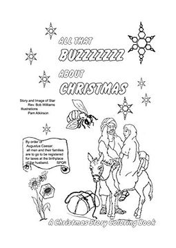 portada All That Buzzz About Christmas: A Christmas Story Coloring Book (en Inglés)