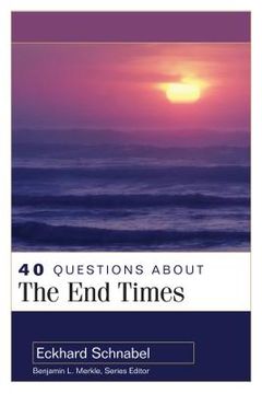 portada 40 questions about the end times