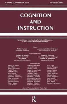 portada Investigating Participant Structures in the Context of Science Instruction: A Special Issue of Cognition and Instruction
