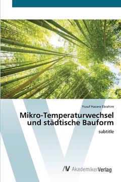 portada Mikro-Temperaturwechsel und städtische Bauform (en Alemán)