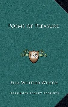 portada poems of pleasure (en Inglés)