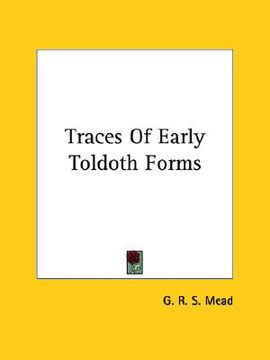 portada traces of early toldoth forms (en Inglés)