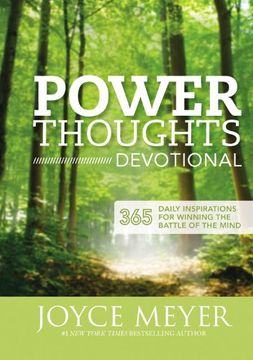 portada Power Thoughts Devotional: 365 Daily Inspirations for Winning the Battle of the Mind (en Inglés)
