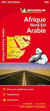 portada Afrique Nord Est, Arabie 11745 Carte National Mich: Map (Michelin National Maps) (in English)