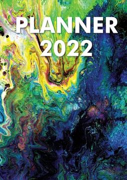 portada Kalender 2022 A5 - Schöner Terminplaner 1 Taschenkalender 2022 I Planner 2022 A5 (en Alemán)