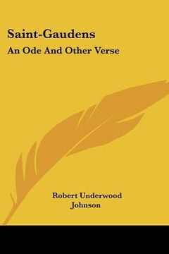 portada saint-gaudens: an ode and other verse (in English)
