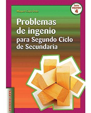portada Problemas de Ingenio Para Segundo Ciclo de Secundaria (in Spanish)