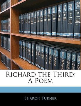 portada richard the third: a poem