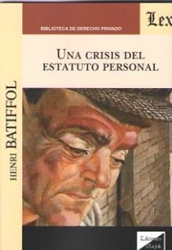 portada Una Crisis del Estatuto Personal (in Spanish)