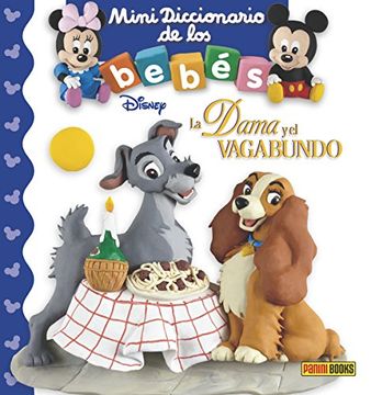 portada Dama y el Vagabundo - Mini Diccionario de los Bebes Disney