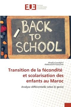 portada Transition de la fécondité et scolarisation des enfants au Maroc (en Francés)