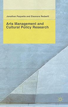 portada Arts Management and Cultural Policy Research