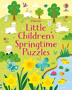 portada Little Children's Springtime Puzzles (en Inglés)