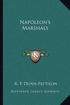 portada napoleon's marshals (en Inglés)