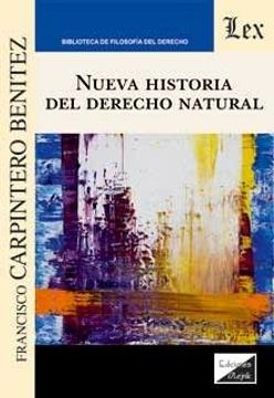 portada Nueva Historia del Derecho Natural (in Spanish)