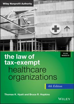 portada the law of tax-exempt healthcare organizations + website (in English)